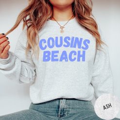 Cousins Beach Summer Vintage Art Unisex Sweatshirt