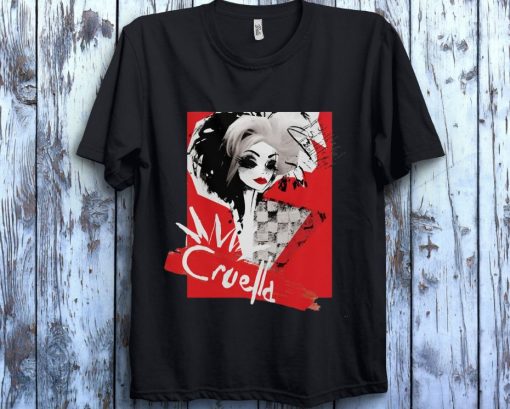 Cruella  Fashion Model Cruella Collage Unisex Gift T-Shirt