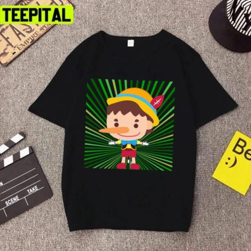 Cute Art Of Pinocchio Disney Unisex T-Shirt