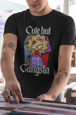 Cute But Gansta Lisa Simpson Unisex T-Shirt