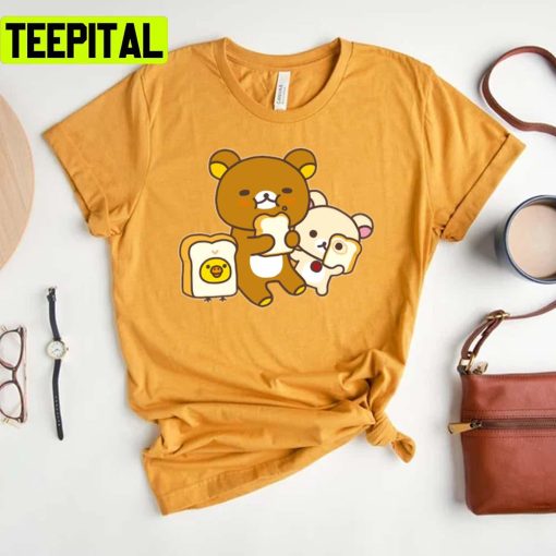 Cute Friends Rilakkuma And Korilakkuma Unisex T-Shirt