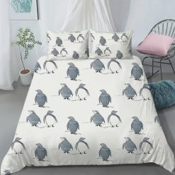 Cute Penguins Cotton Bedding Sets