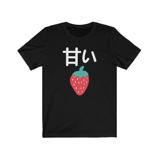 Cute Strawberry Cartoon Art Unisex T-Shirt