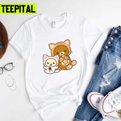 Cute Uniform Rilakkuma And Korilakkuma Unisex T-Shirt