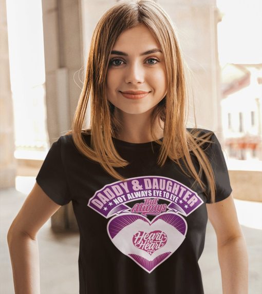 Dad And Daughter Not Always Eye To Eye But Always Heart To Heart Father’s Day Unisex Shirt