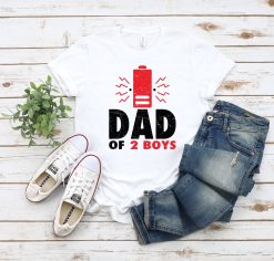 Dad Of 2 Boys Father’s Day Unisex T-Shirt