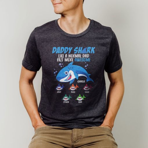 Daddy Shark Fathers Day Unisex T-Shirt