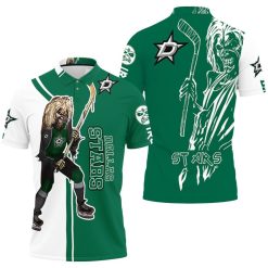 Dallas Stars And Zombie For Fans Polo Shirt All Over Print Shirt 3d T-shirt