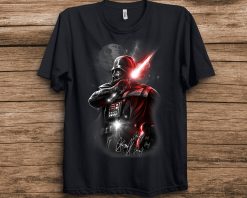 Darth Vader Lightsaber Portrait Graphic Star Wars Unisex T-Shirt