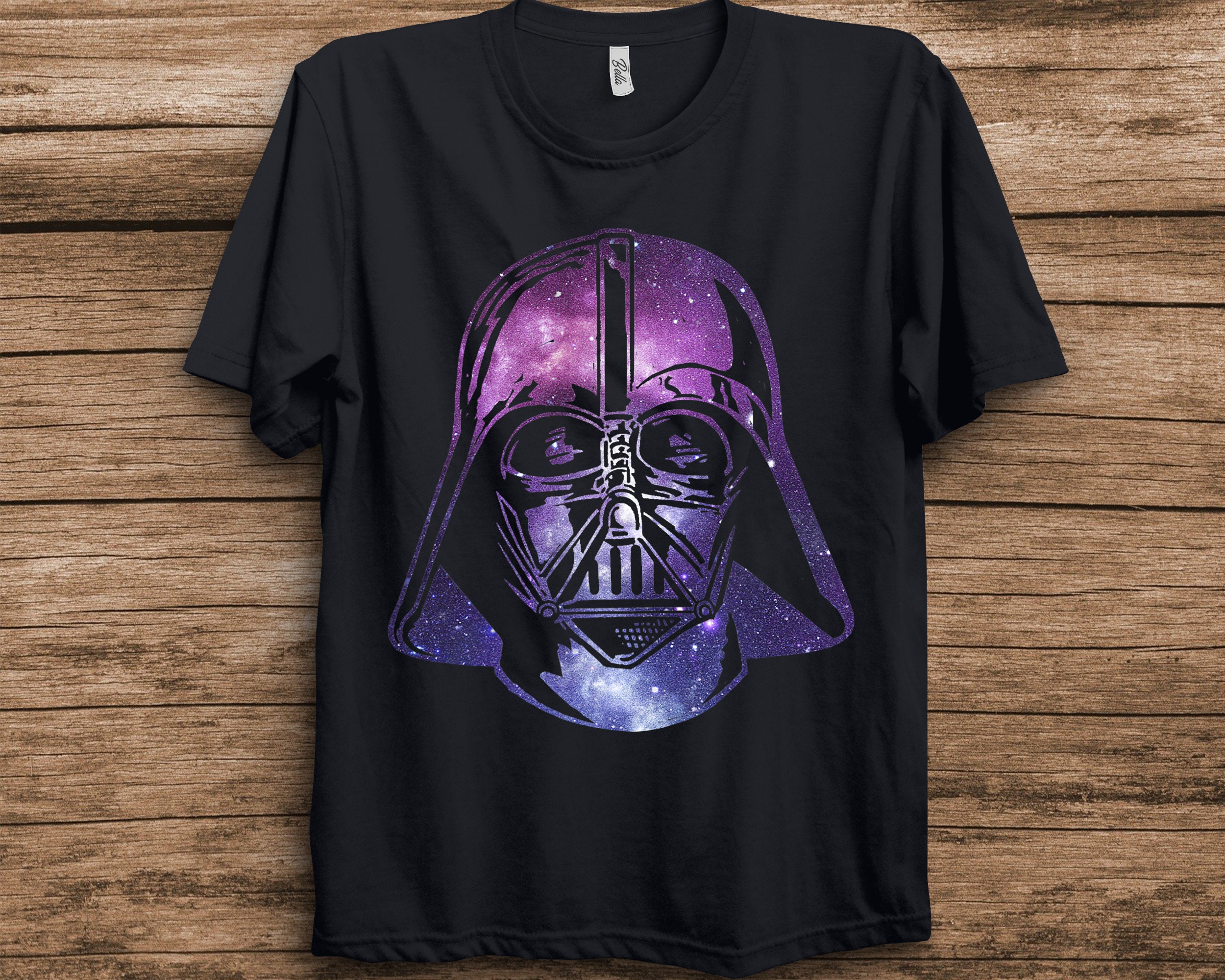 Darth Vader Space Helmet Galaxy Star Wars Unisex T-Shirt