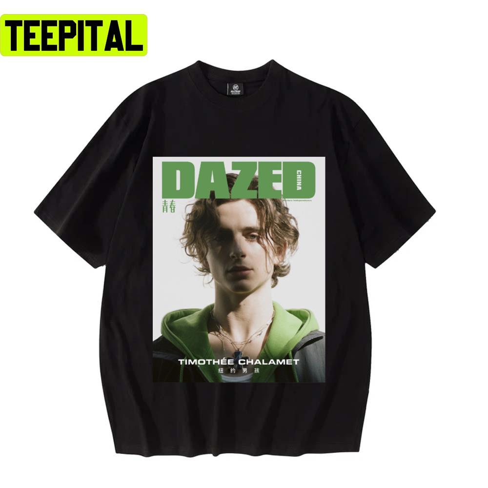 Dazed Magazine Cover Timothee Chalamet Unisex T-Shirt