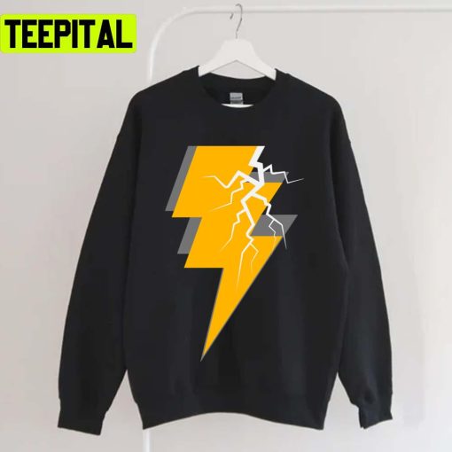 Dc Shazam Lightning Bolt Thunder Black Adam Dc Movie The Rock Dwayne Johnson Unisex T-Shirt