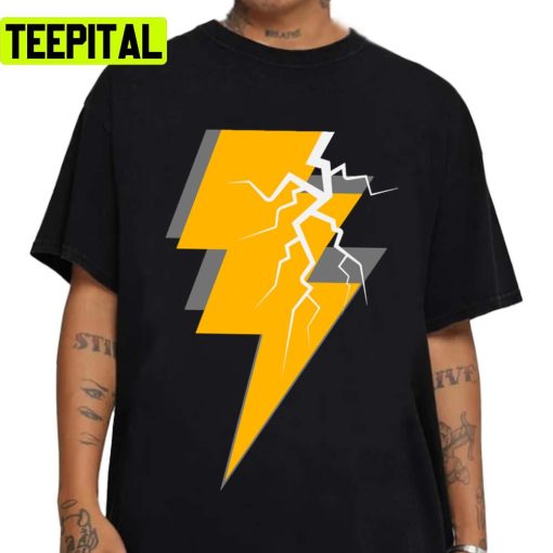 Dc Shazam Lightning Bolt Thunder Black Adam Dc Movie The Rock Dwayne Johnson Unisex T-Shirt