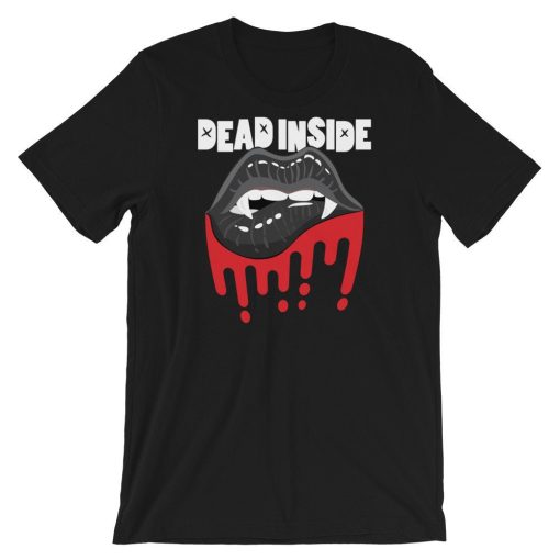 Dead Inside Scary Lip Unisex T-Shirt