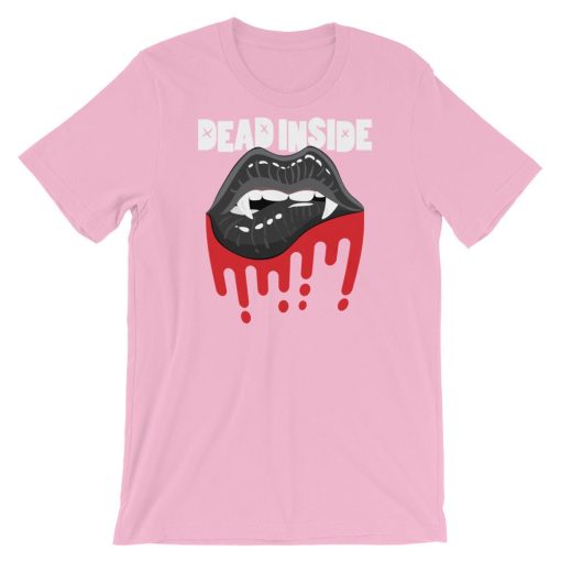 Dead Inside Scary Lip Unisex T-Shirt