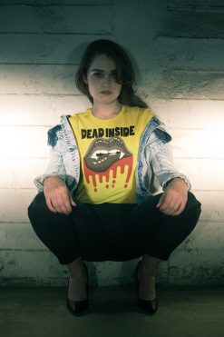 Dead Inside Scary Lip Unisex T-Shirt