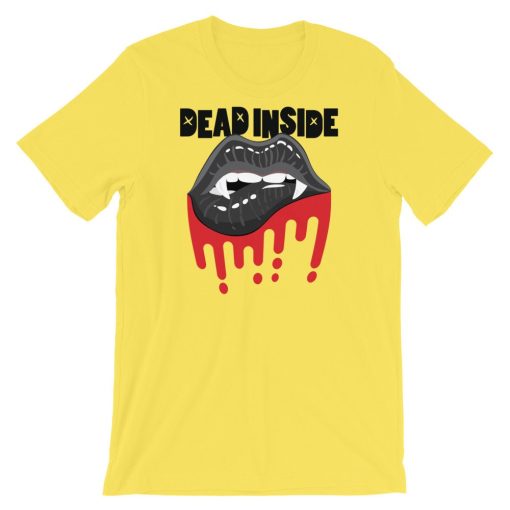 Dead Inside Scary Lip Unisex T-Shirt