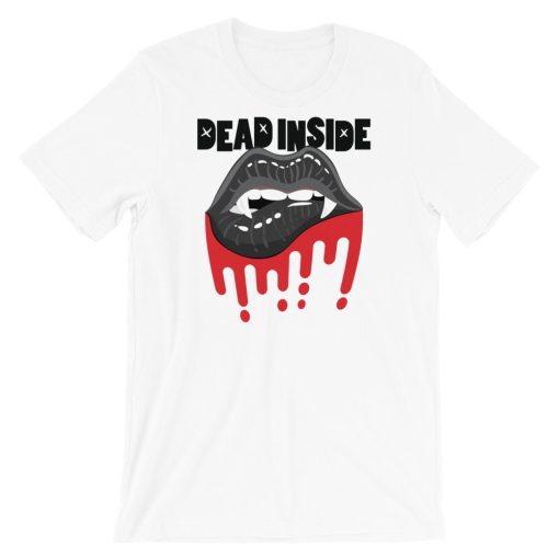 Dead Inside Scary Lip Unisex T-Shirt