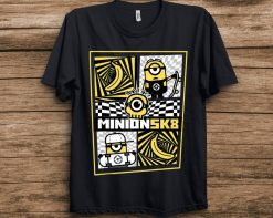 Despicable Me Minions SK8 Abstract Box Panel Logo T-Shirt