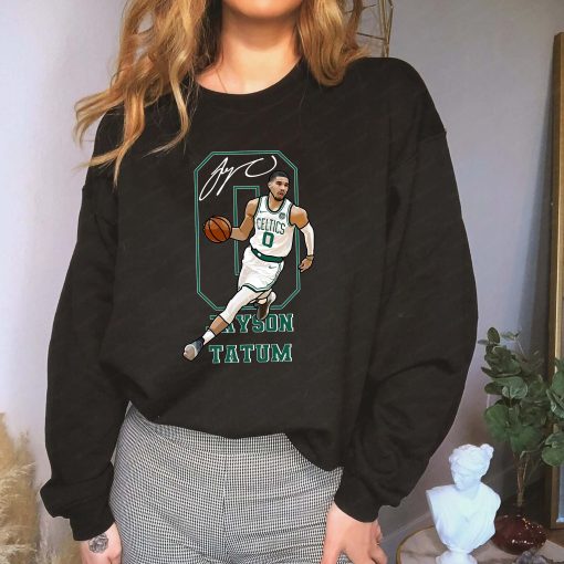 Digital Jayson Tatum Crewneck Boston Celtics Basketball Unisex Sweatshirt