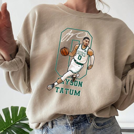 Digital Jayson Tatum Crewneck Boston Celtics Basketball Unisex Sweatshirt