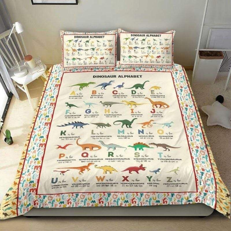 Dinosaur Alphabet Bedding Set