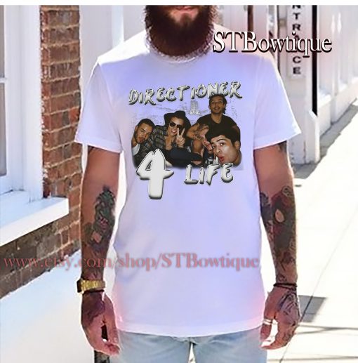 Directioner 4 Life One Direction British Boy Band Harry Niall Liam Louis Zayn Unisex T-Shirt