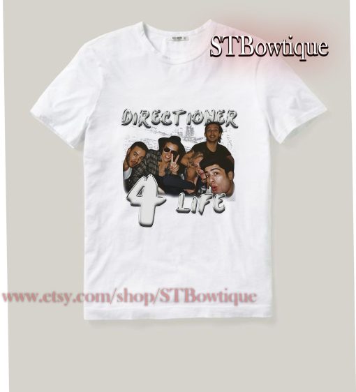 Directioner 4 Life One Direction British Boy Band Harry Niall Liam Louis Zayn Unisex T-Shirt