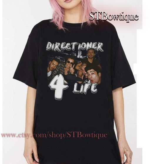 Directioner 4 Life One Direction British Boy Band Harry Niall Liam Louis Zayn Unisex T-Shirt