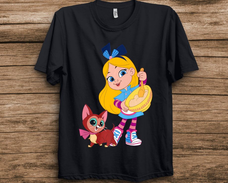 Disney Alice's Wonderland Bakery Alice and Dinah T-Shirt