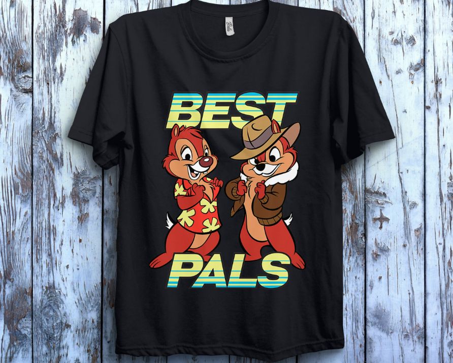 Disney Chip n Dale Best Pals Graphic Unisex Gift T-Shirt