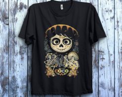 Disney Coco Miguel  Musical Scene Funny Vintage Design Unisex Gift T-Shirt