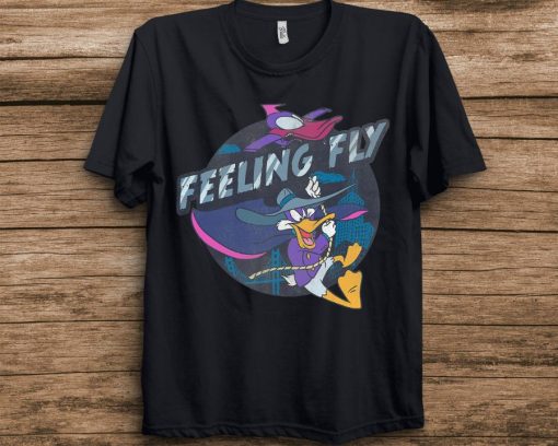 Disney Darkwing Duck Feeling Fly Portrait T-Shirt