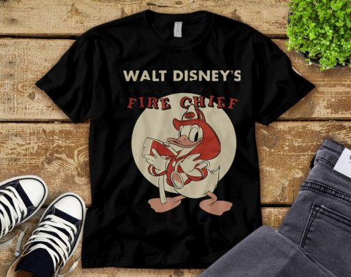 Disney Donald Duck Fire Chief T-Shirt