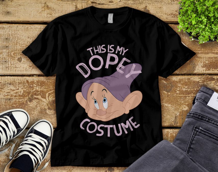 Disney Dopey Dwarf This Is Dopey Costume Unisex Adult T Shirt Teepital Everyday New 