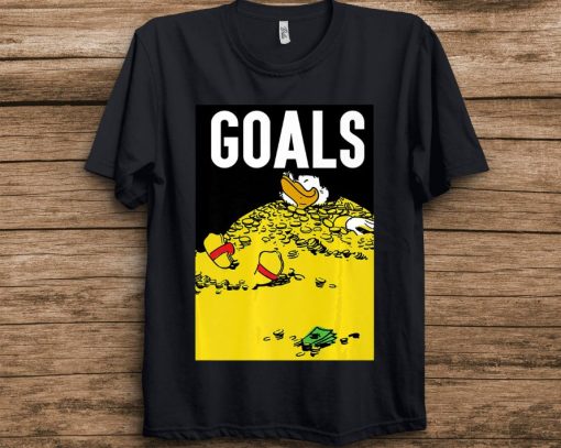 Disney Ducktales Scrooge McDuck Goals T-Shirt