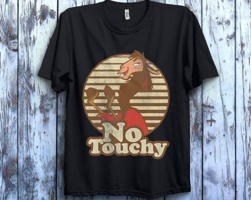 Disney Emperors New Groove Kuzco Llama No Touchy Unisex Gift T-Shirt