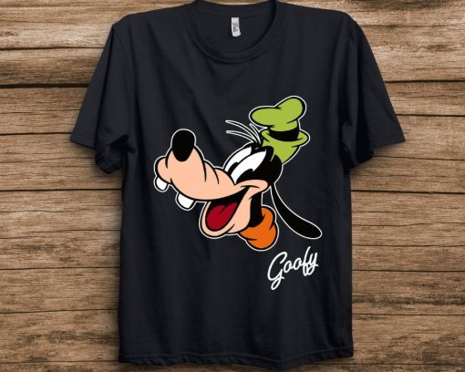 Disney Goofy Portrait Funny Face T-Shirt