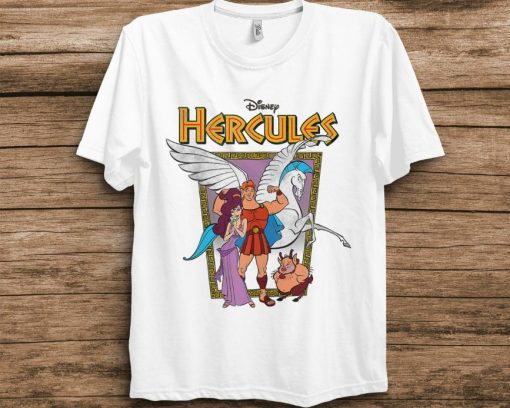 Disney Hercules Classic Movie Poster Unisex Tee Adult T-Shirt