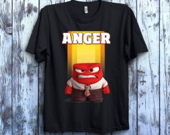 Disney Inside Out Anger Face Graphic T-Shirt