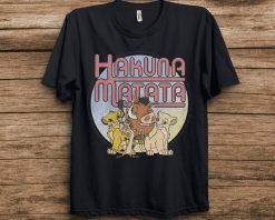 Disney Lion King Retro Hakuna Matata Simba And Friends Unisex T-Shirt