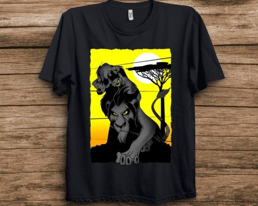 Disney Lion King Scar And Hyenas Sahara Group Poster T-Shirt