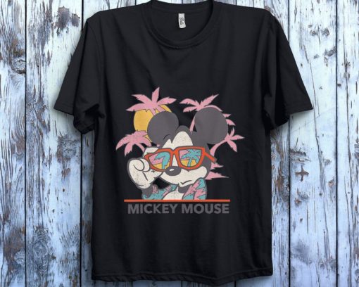 Disney Mickey And Friends Mickey Mouse Tropical Portrait Unisex Gift T-Shirt