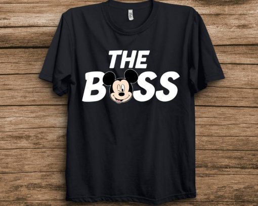 Disney Mickey Mouse The Boss Disney Matching Shirt