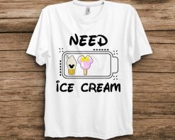 Disney Mickey Need Ice Cream Shirt Disney Vacation T-Shirt