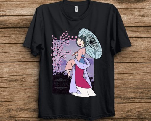 Disney Mulan Honor To Us All Cherry Blossoms Graphic T-Shirt