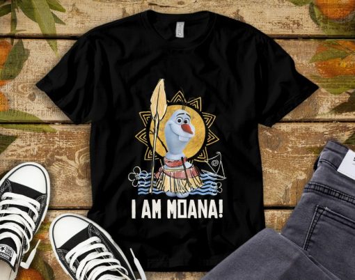 Disney Olaf Presents Moana Costume Sketch T-Shirt