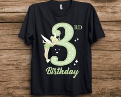 Disney Peter Pan 3rd Birthday Tinkerbell Portrait T-Shirt