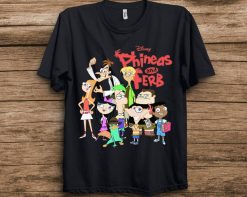 Disney Phineas And Ferb The Group Logo T-Shirt