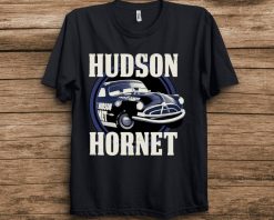 Disney Pixar Cars Hudson Hornet Badge Graphic Unisex T-Shirt